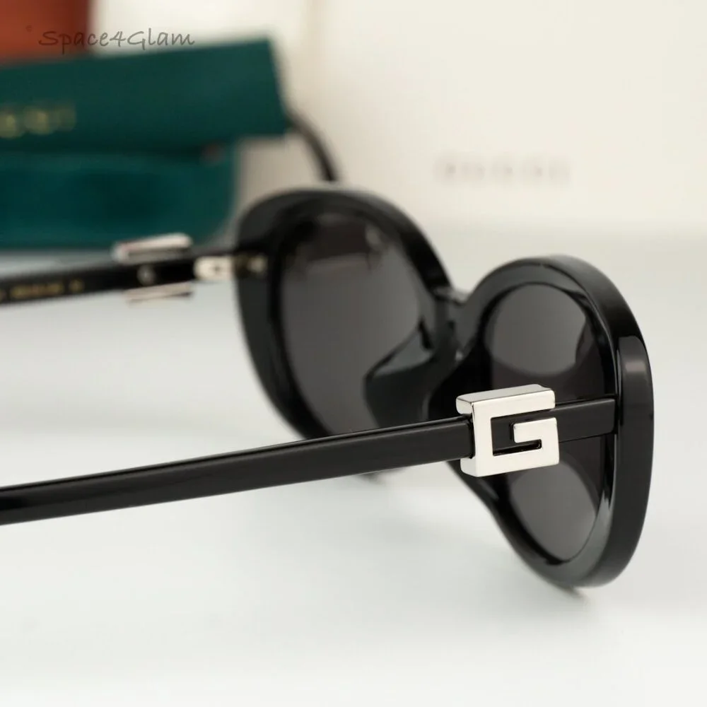Gucci Men Sunglasses Black Grey Oval GG1684SA 001 BRAND NEW
